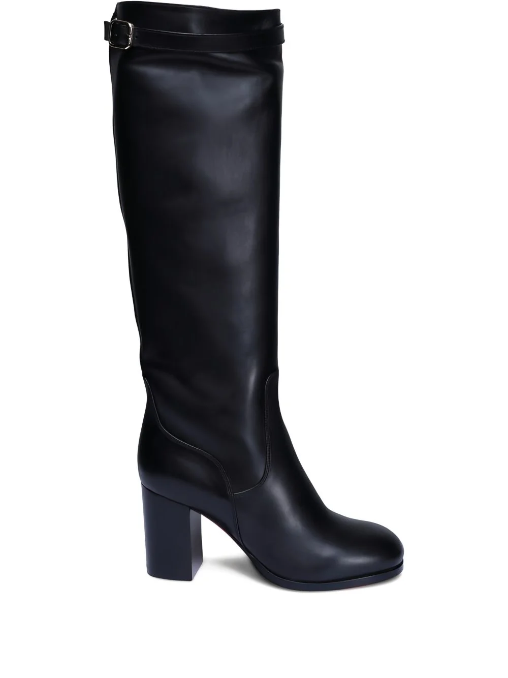 Bianca buckle-detail knee-high boots - 1