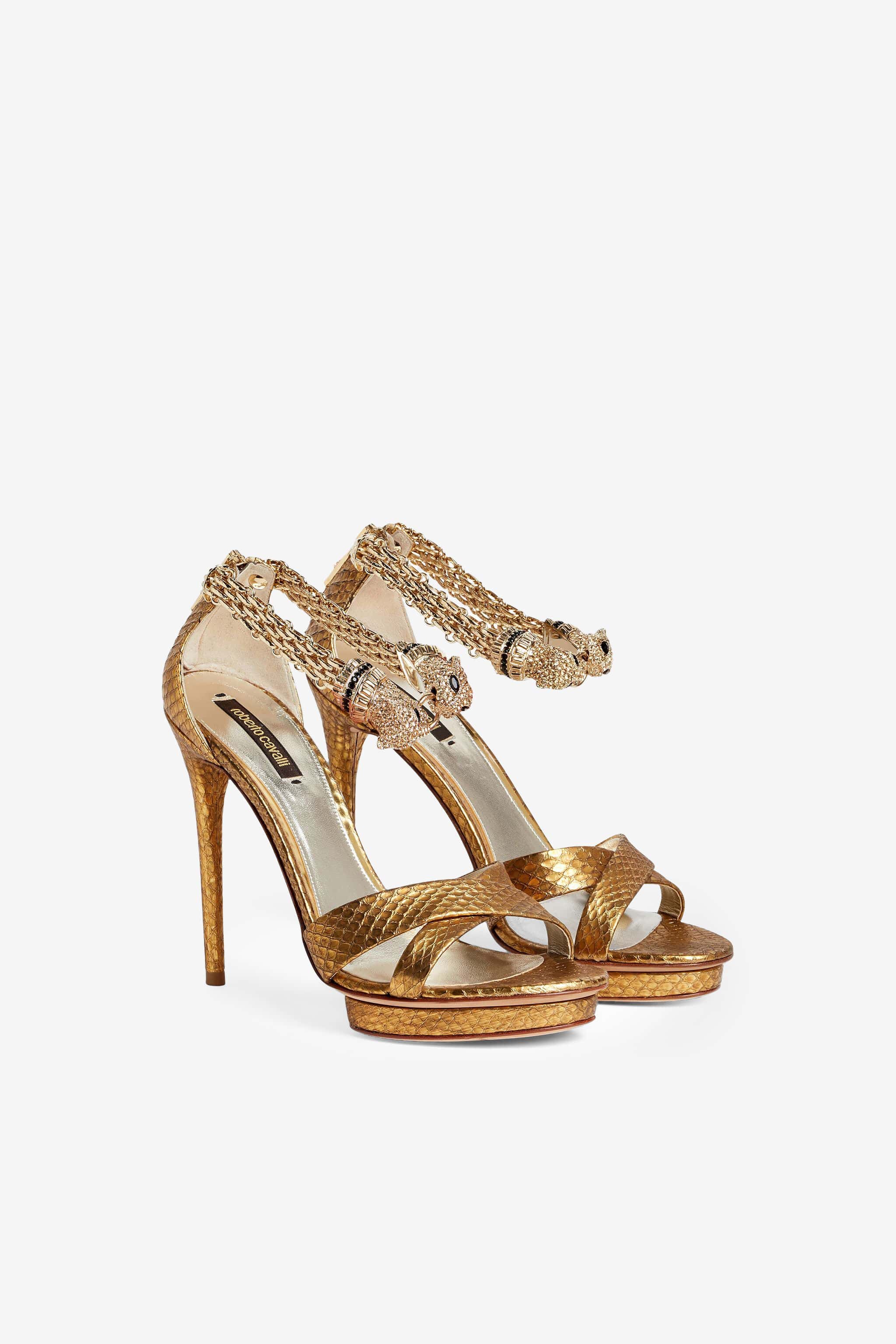 Jewel panther sandals - 2