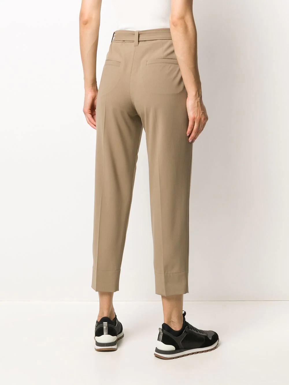 belted cigarette trousers - 4