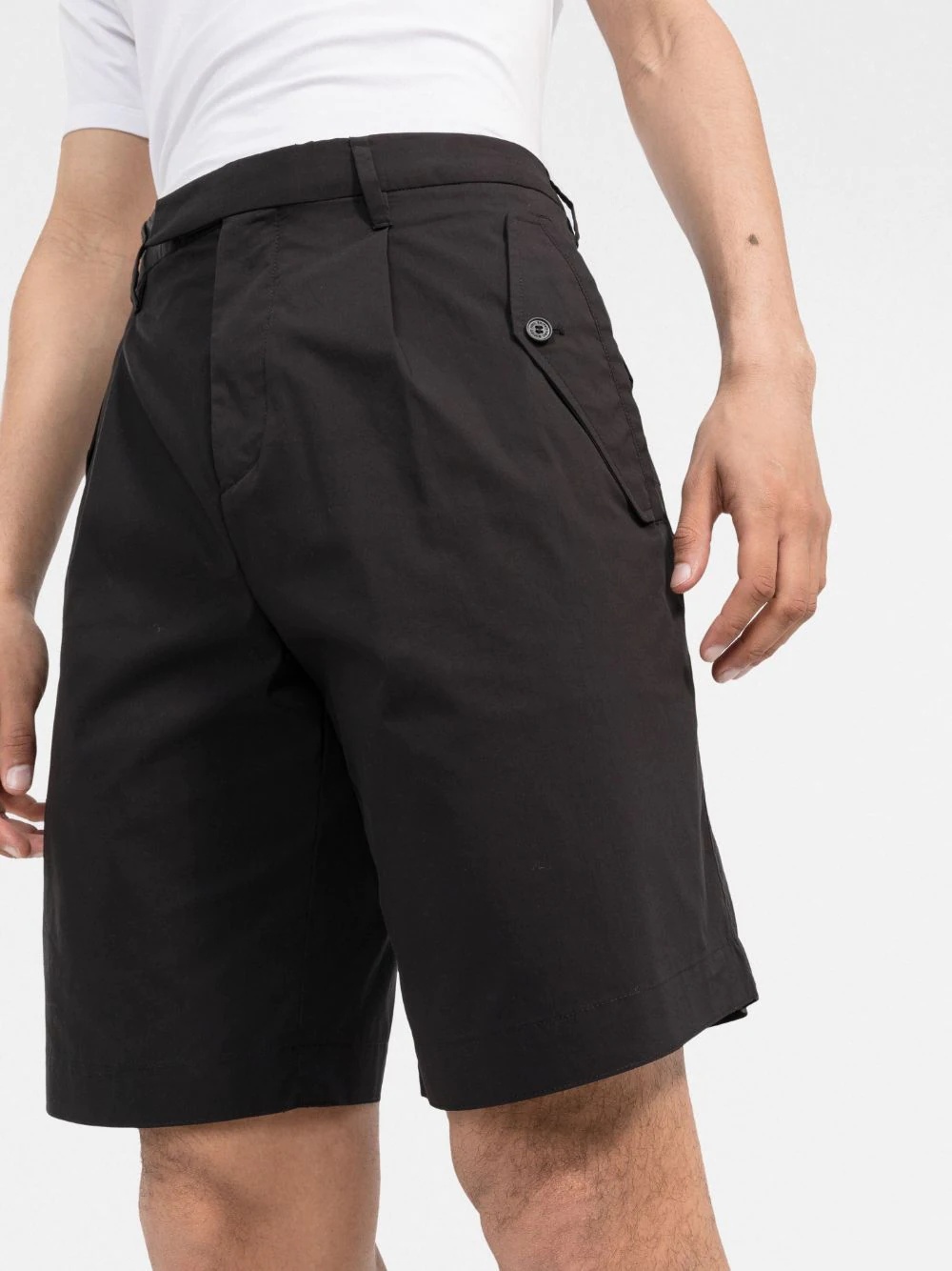 tailored cotton shorts - 3