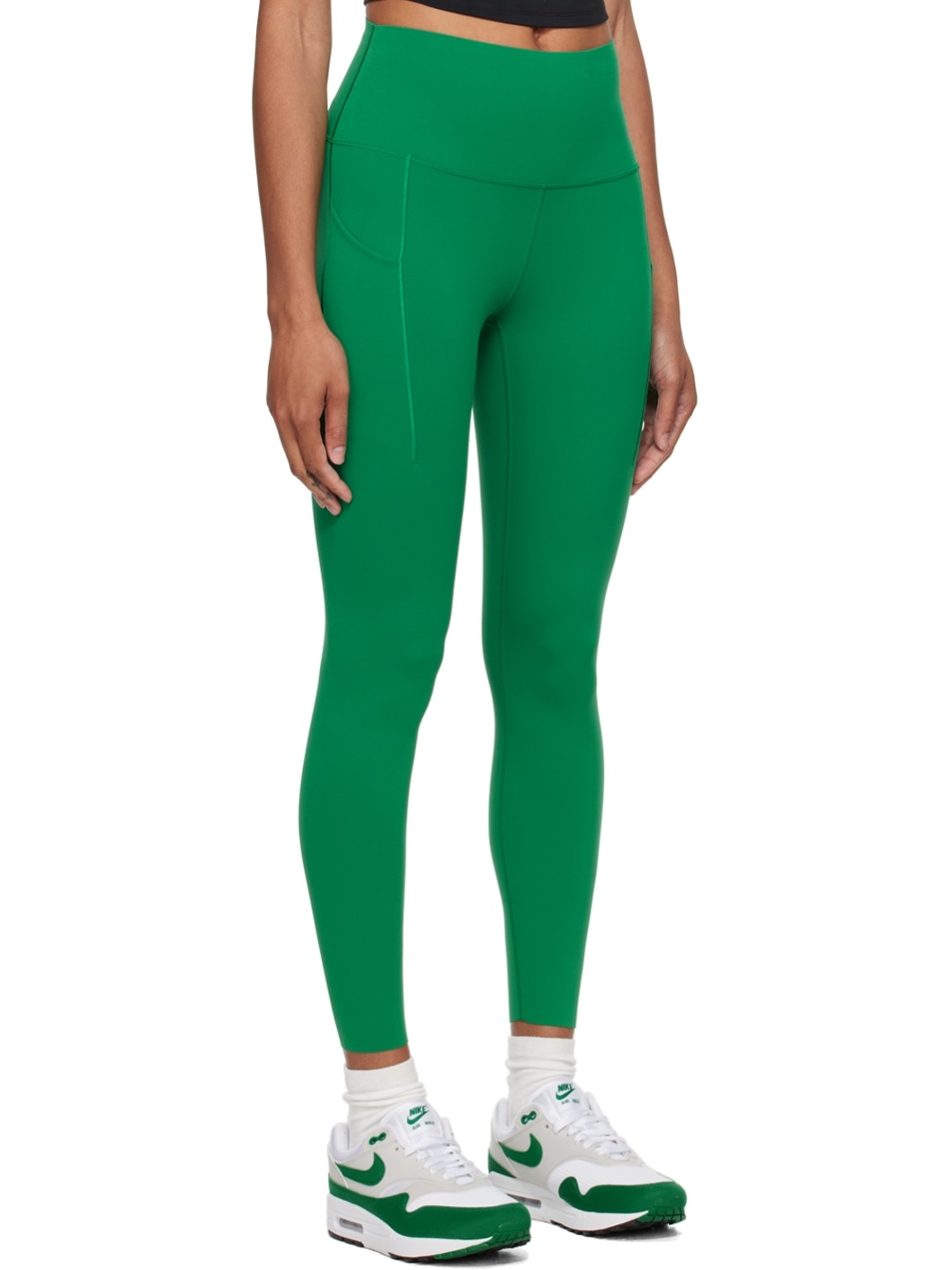 Green High-Rise Leggings - 2