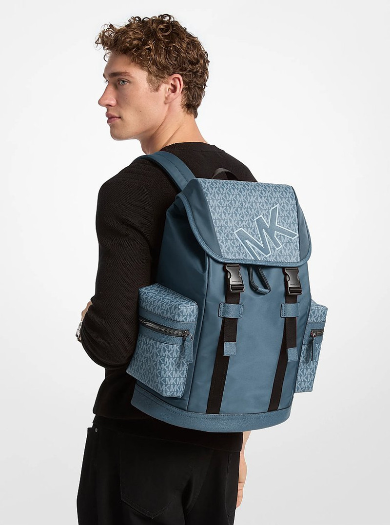 Cooper Signature Logo and Nylon Backpack 3