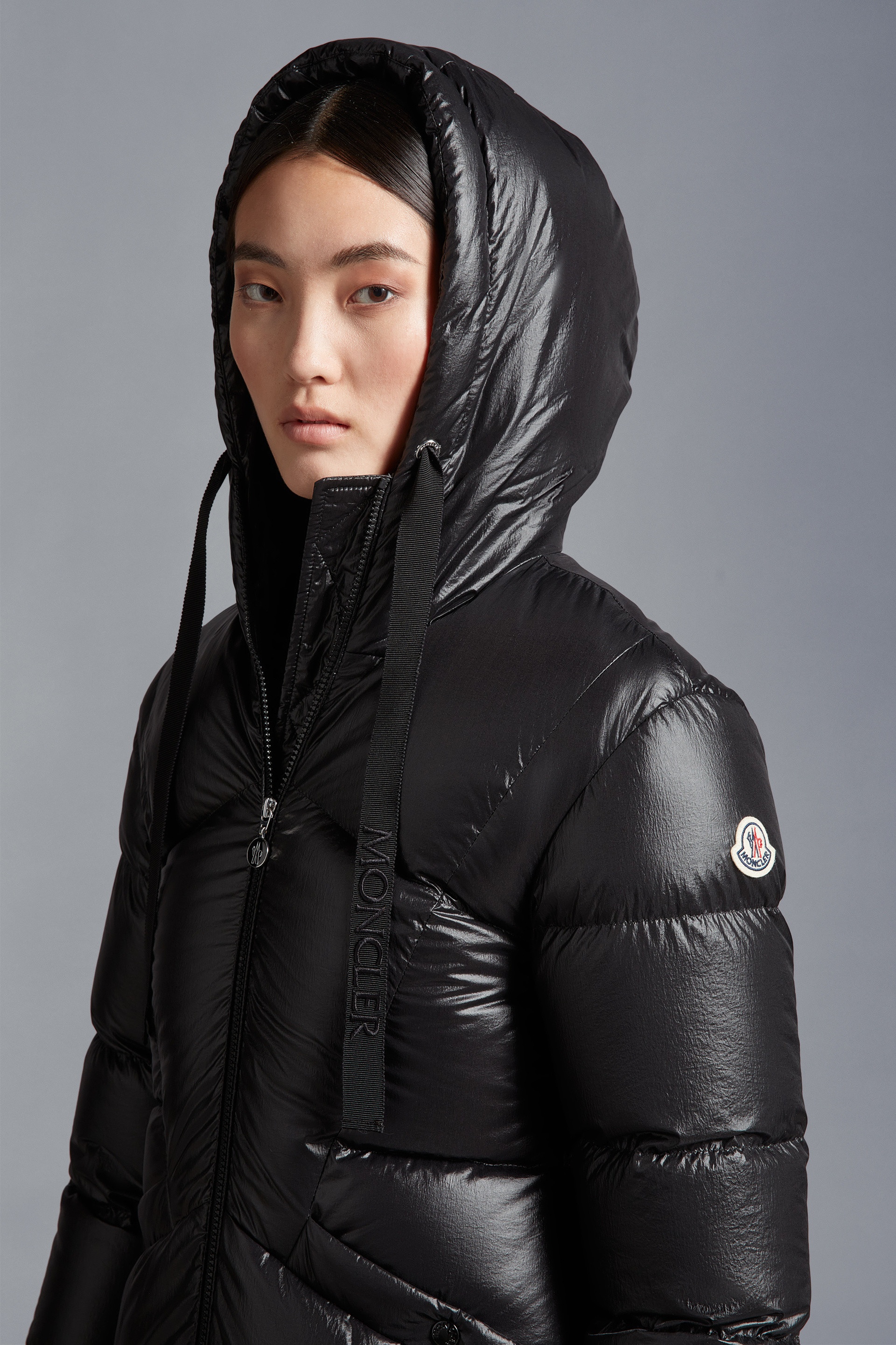 Moncler Selenga Long Down Jacket | REVERSIBLE