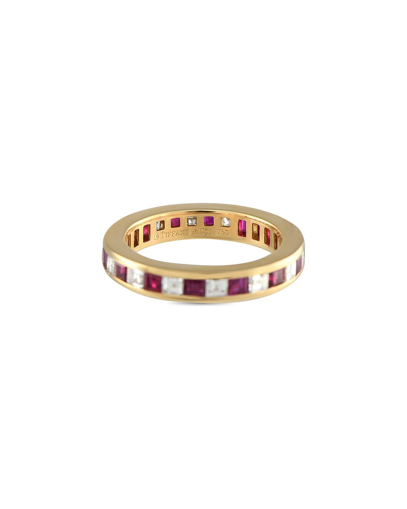 Tiffany & Co. 18K 1.94 ct. tw. Diamond & Ruby Ring (Authentic Pre-Loved) 3