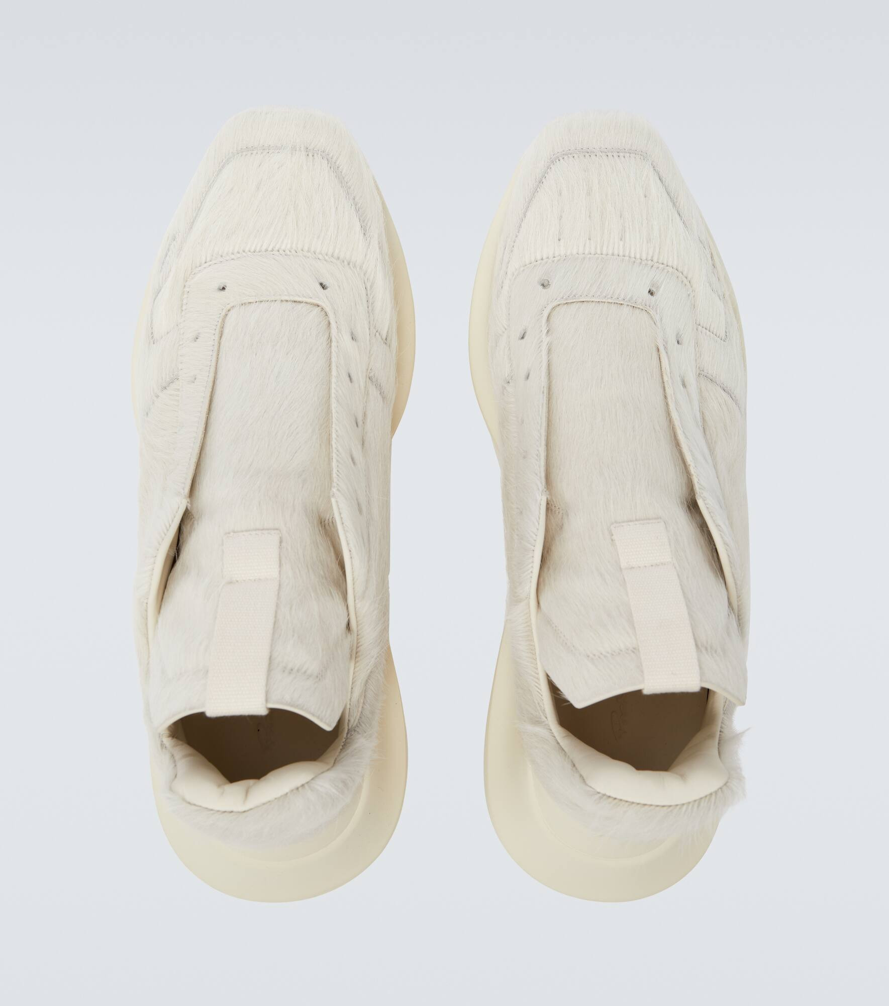 Calf hair sneakers - 4