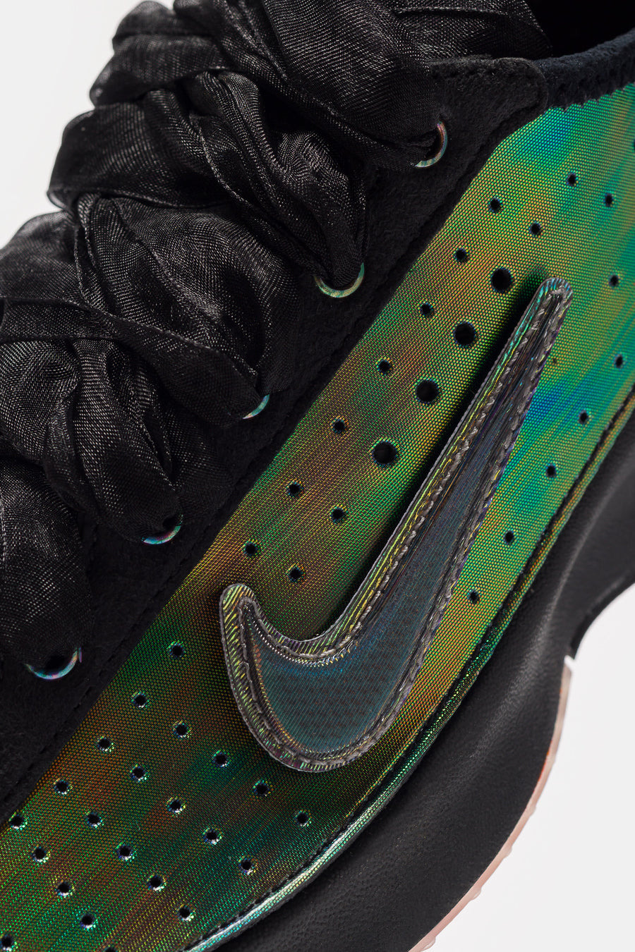 Air Superfly SP TM Sneaker in Black/Black/Photo Blue/Fierce Purple - 5