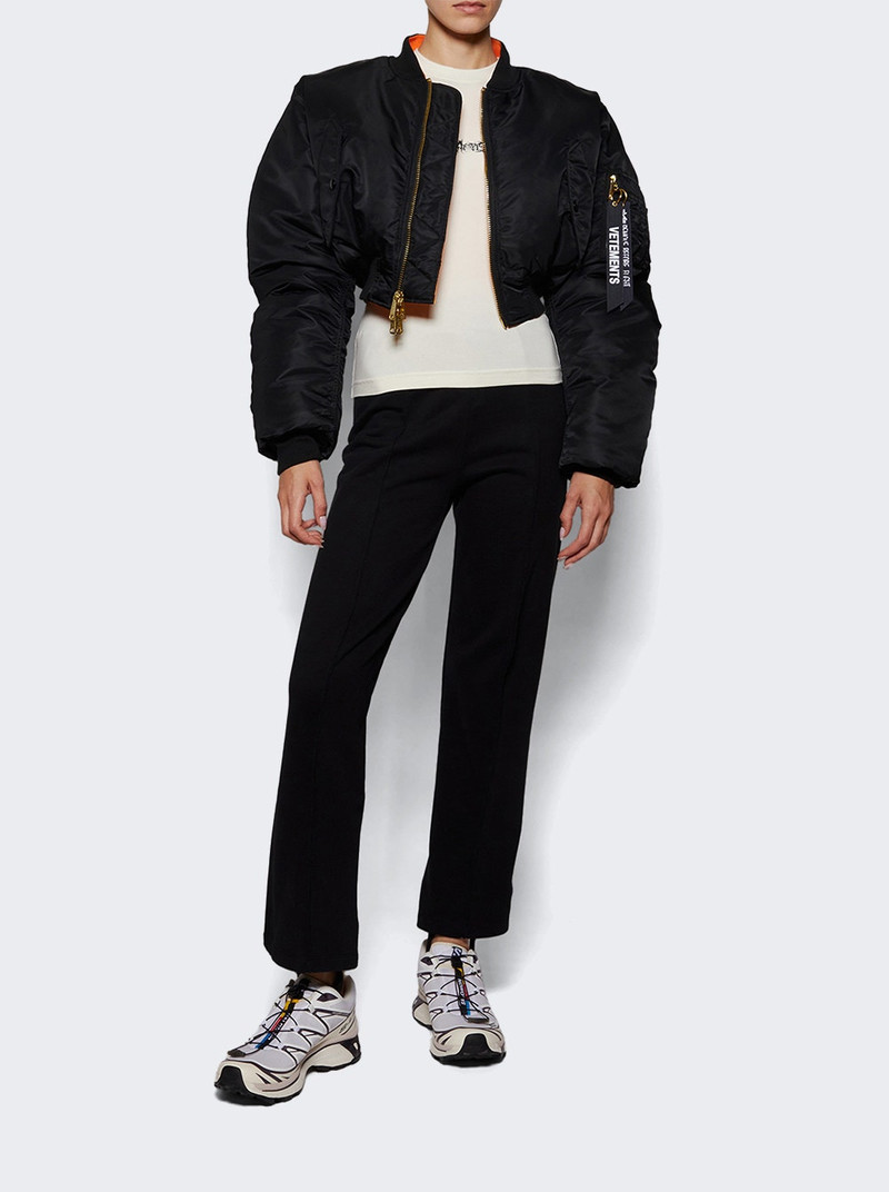 Logo Biker Sweatpants Black 5