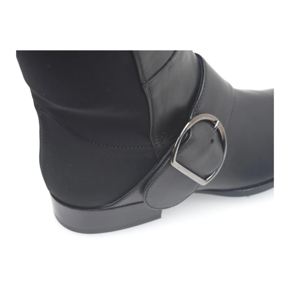 DALLAS LEATHER BOOT WITH NEOPRENE - 4