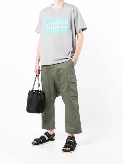 Fumito Ganryu cropped straight cargo trousers outlook