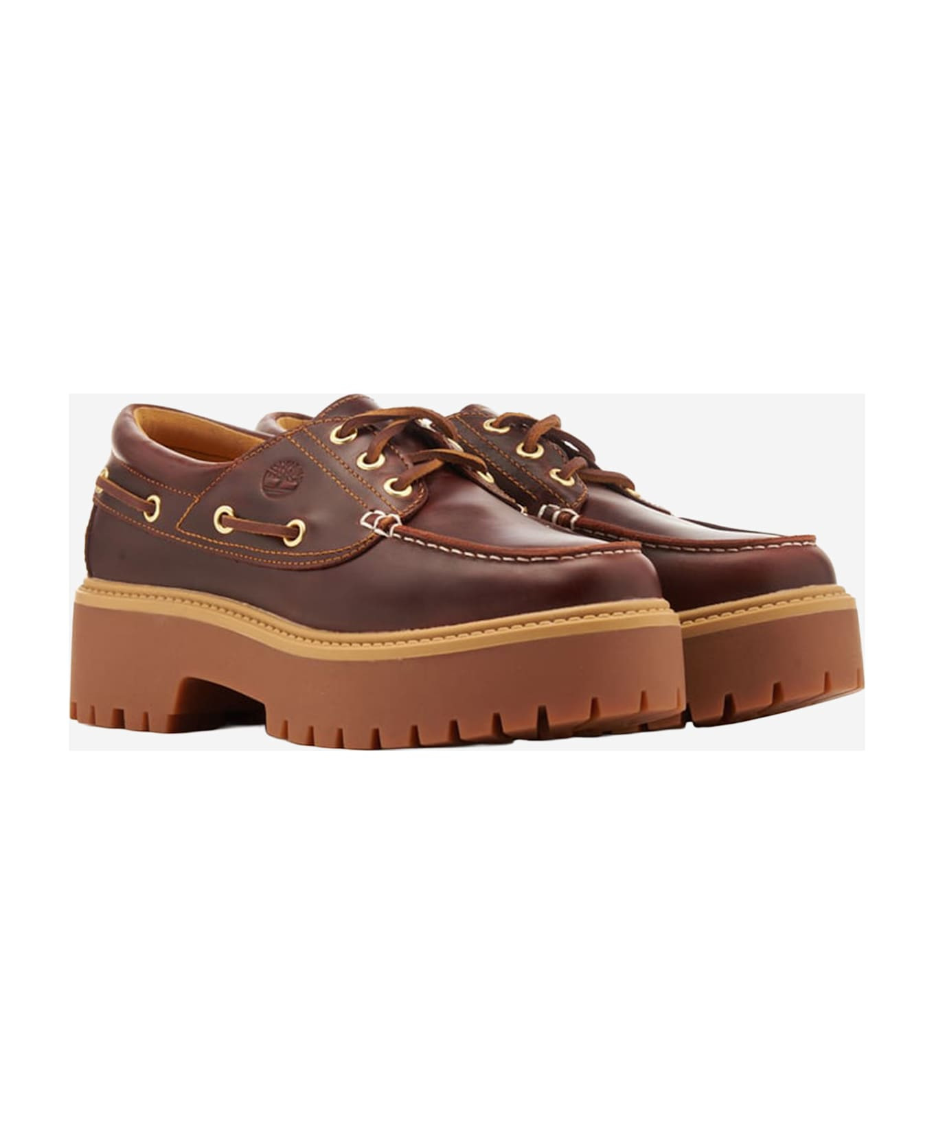 Stone Street Leather Platform Loafers - 2