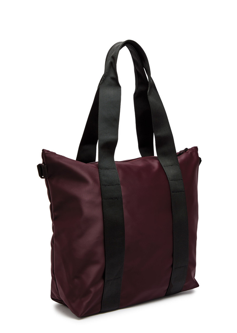 RAINS Rains Mini Rubberised Tote outlook