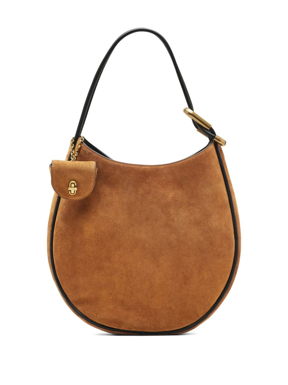medium suede shoulder bag - 2