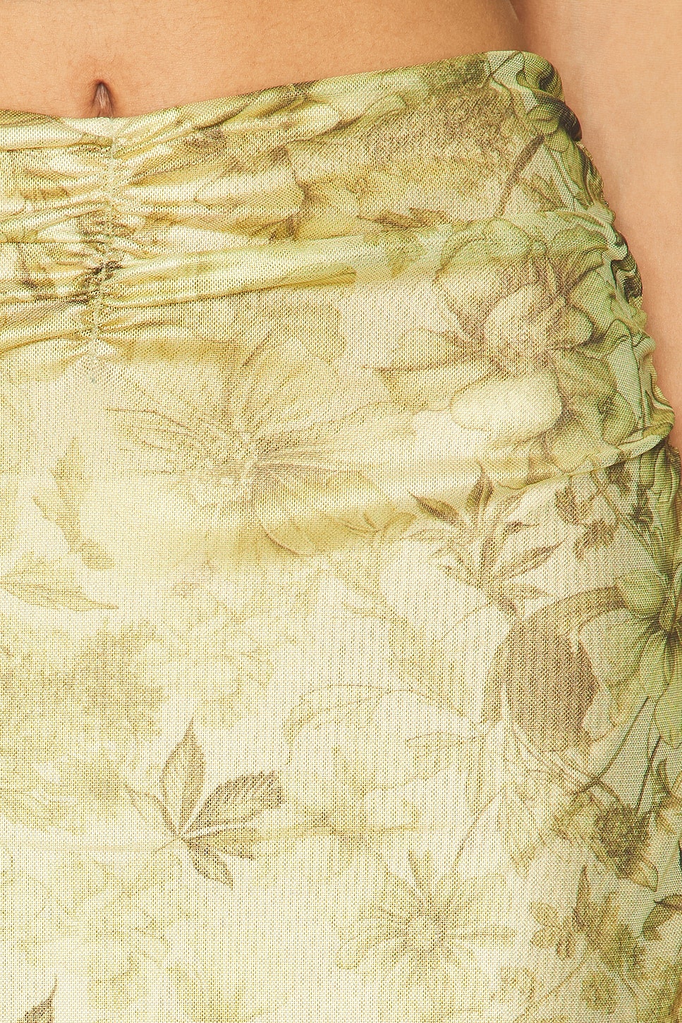 Printed Lame Midi Skirt - 6