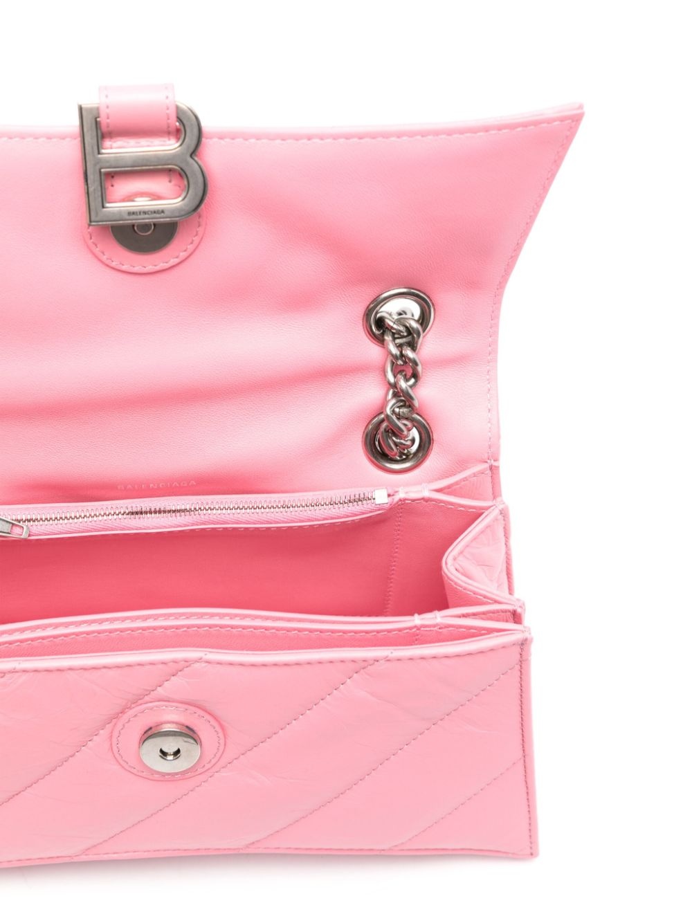Crush quilted shoulder bag - 5