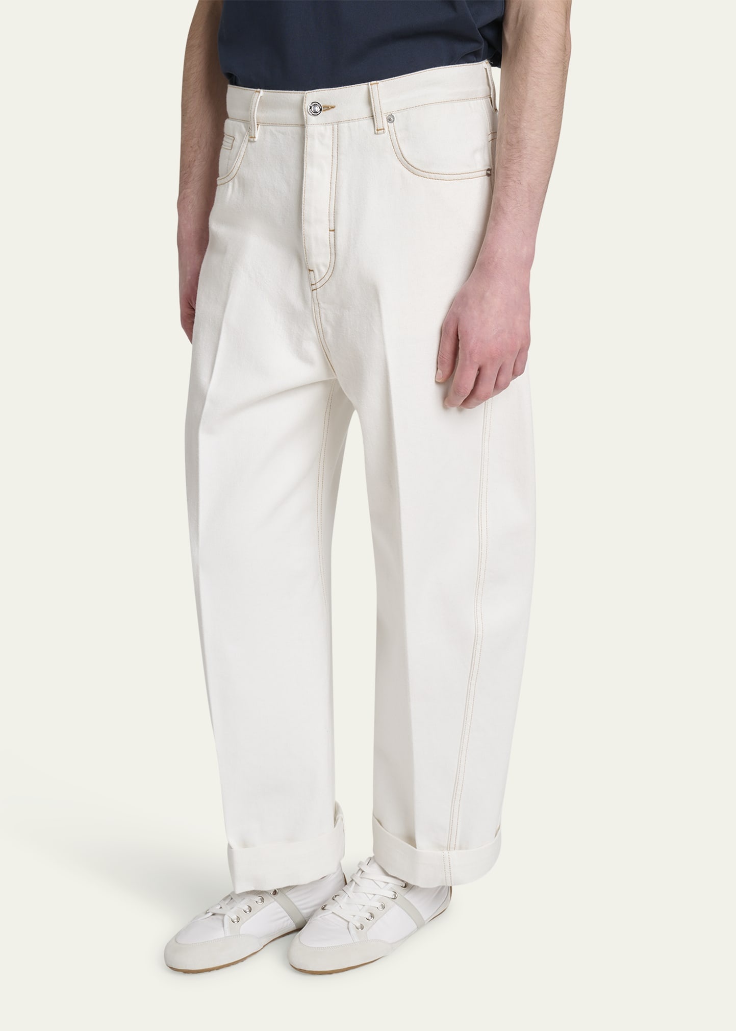 Men's Twisted-Seam Denim Jeans - 4