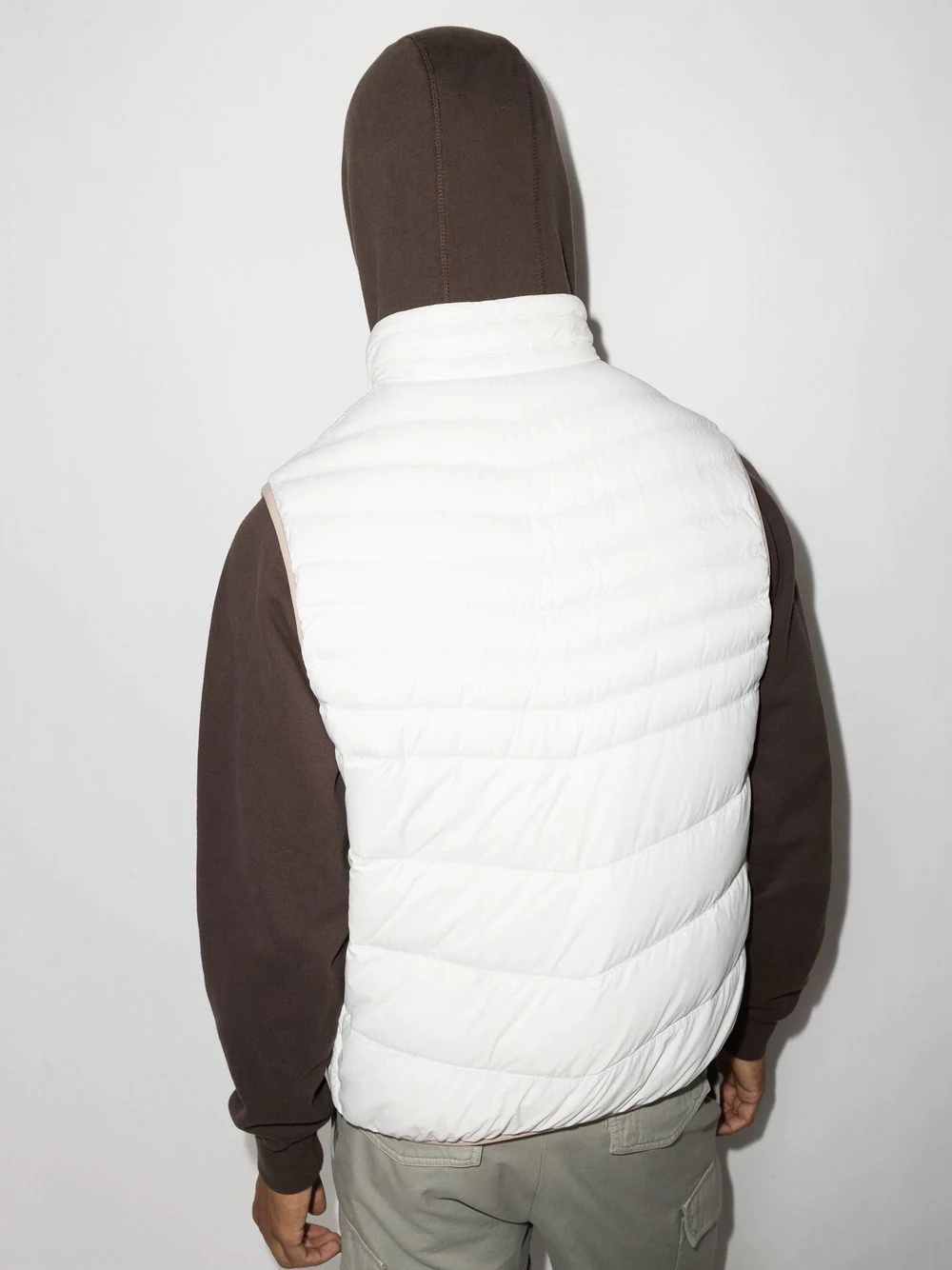 padded zipped gilet jacket - 3