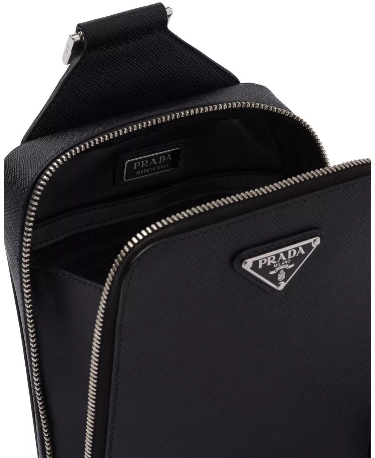 Brique Saffiano Leather Bag - 4