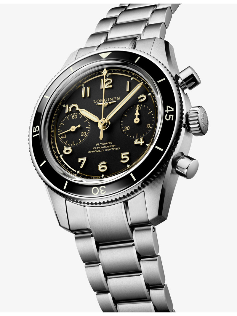 Longines Spirit Pilot Flyback 39.5mm Stainless Steel Manual Watch outlook