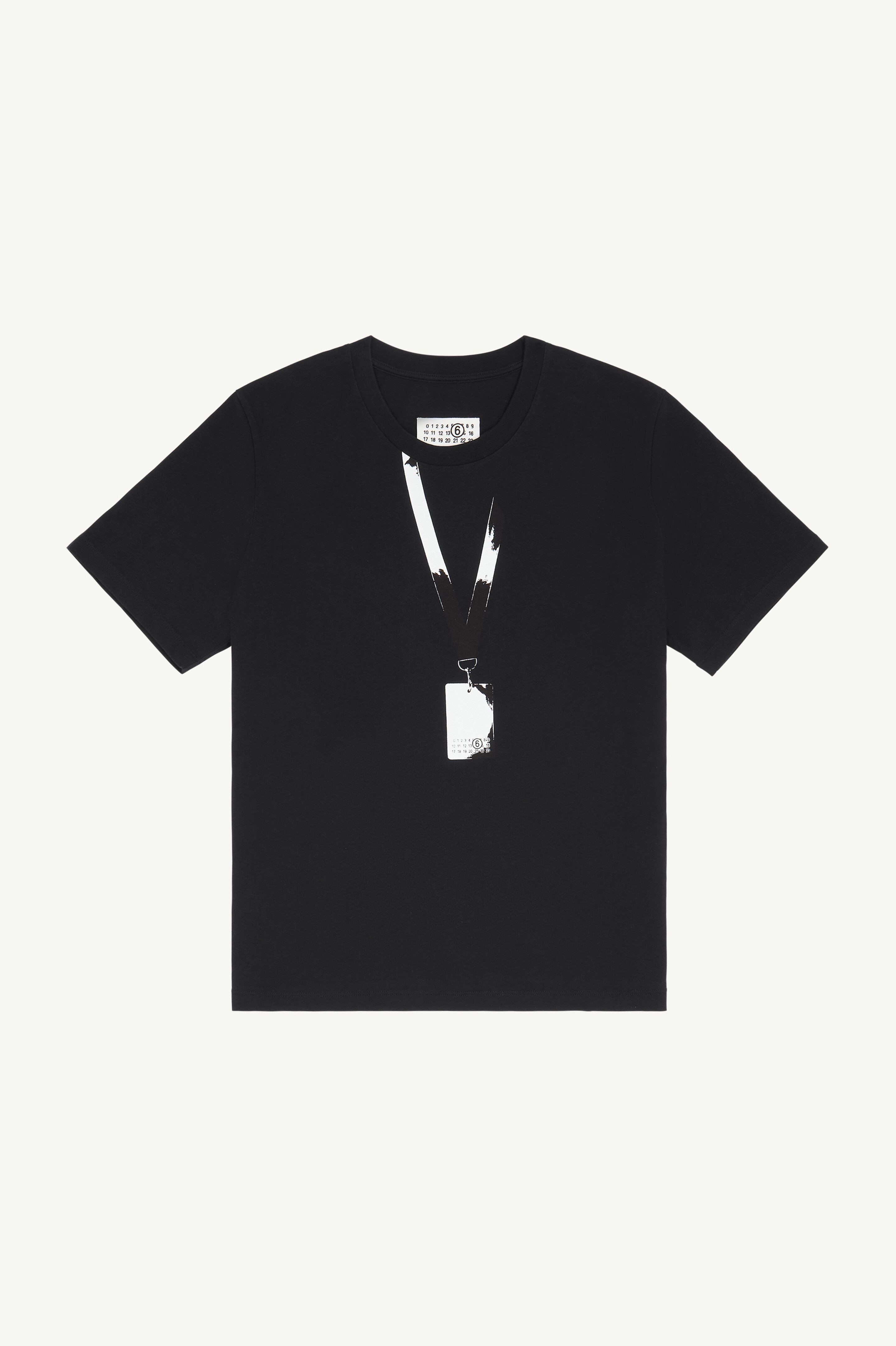MM6 Maison Margiela Backstage Pass Print T-shirt | REVERSIBLE