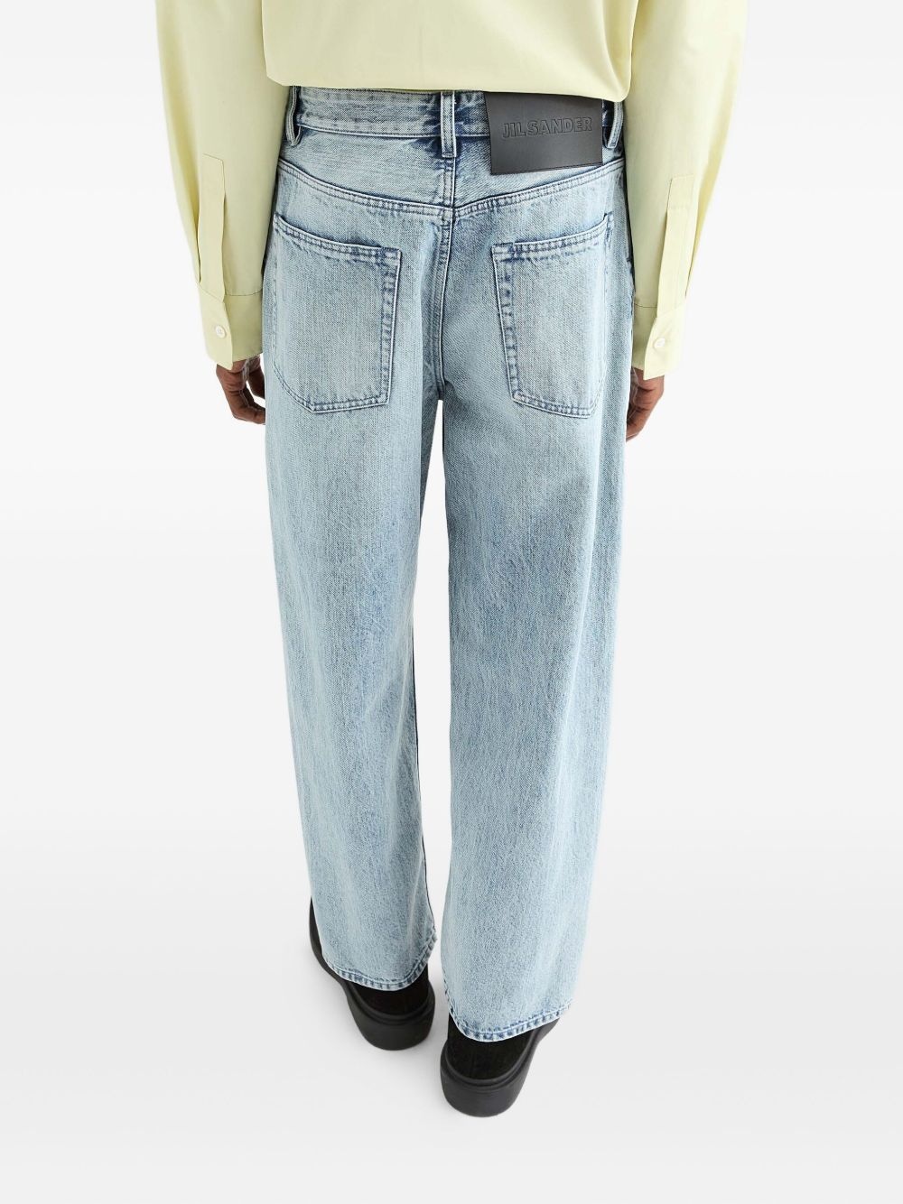 logo-patch jeans - 4