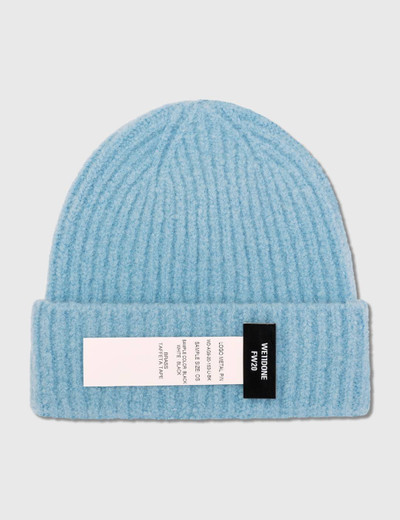 We11done Blue Felted Knit Long Beanie outlook