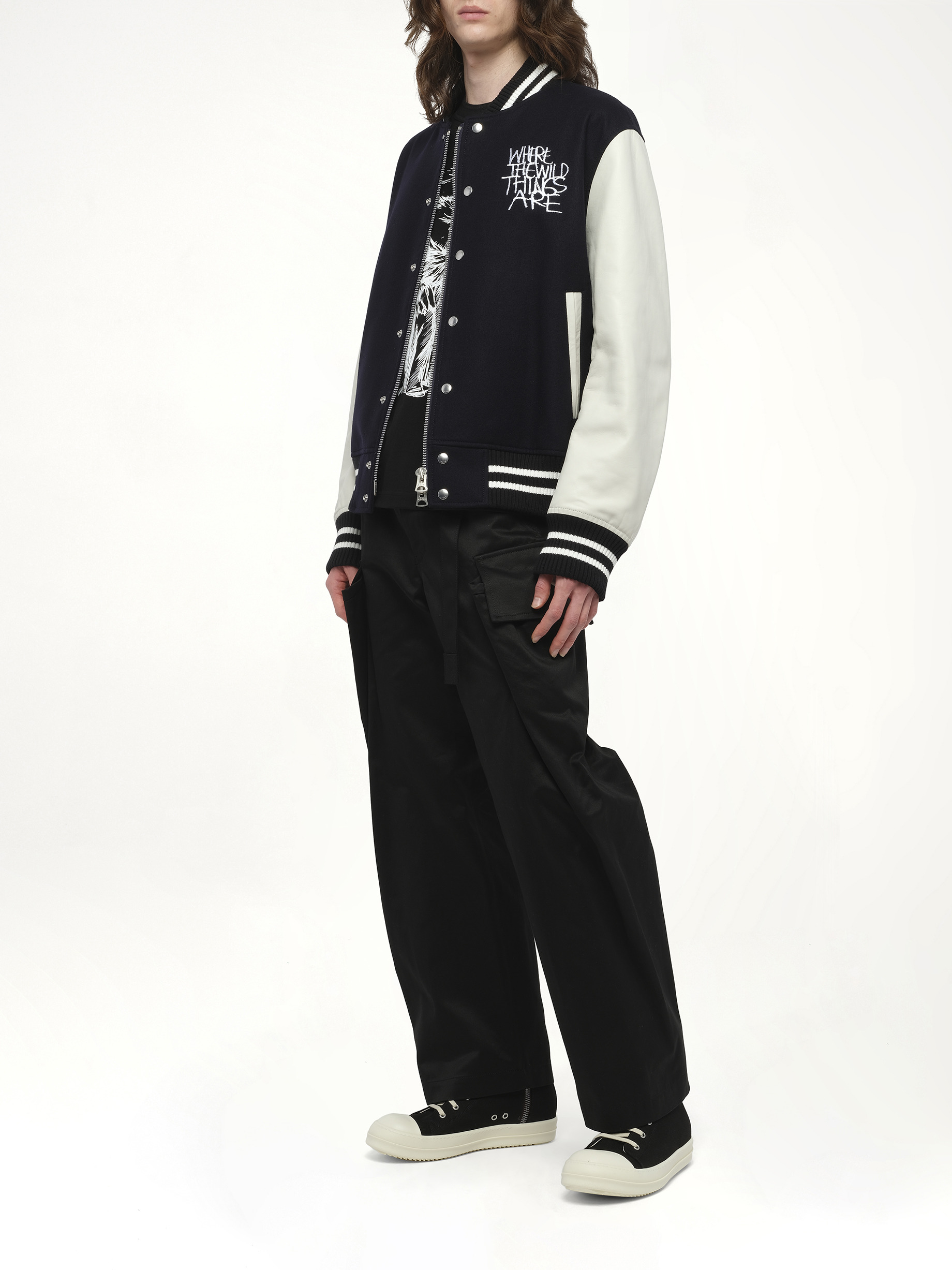 WHERE THE WILD THINGS ARE Blouson in Navy/Off White - 4