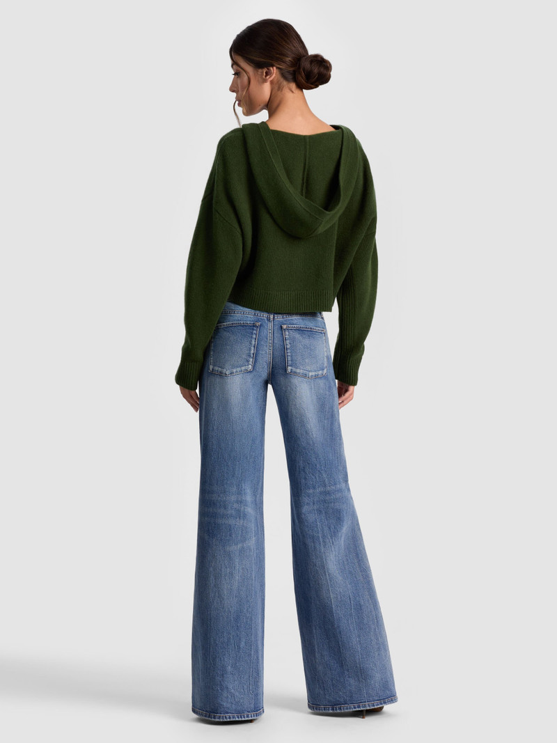 Alice + Olivia COREY HOODED CASHMERE CARDIGAN outlook