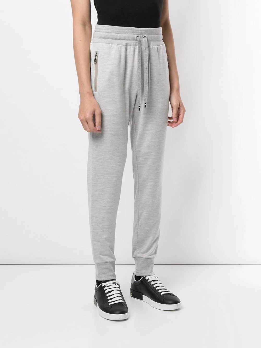 drawstring track pants - 3