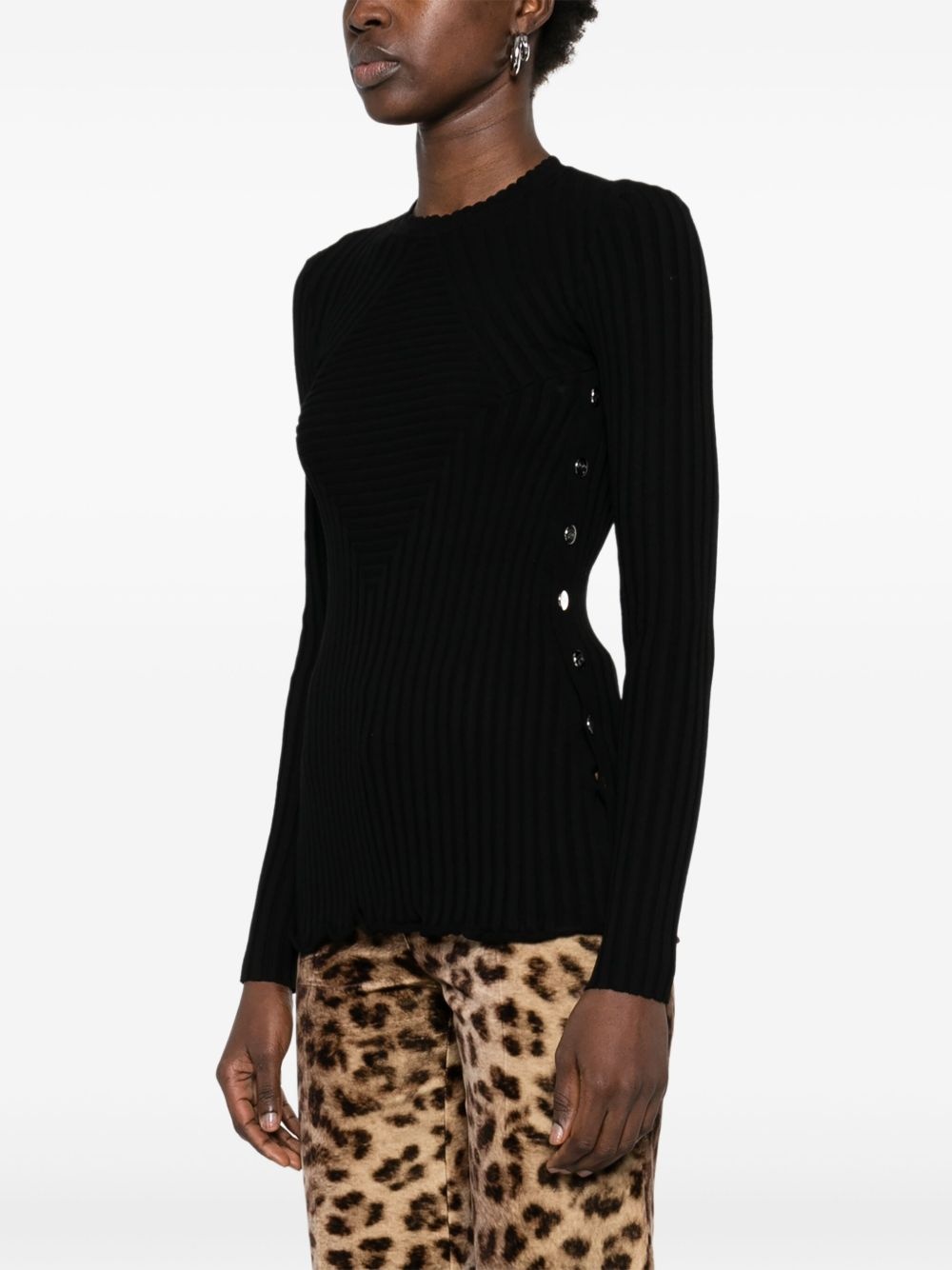 ribbed sweater - 3