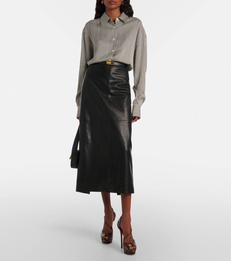 Christian Louboutin Miss Zigourata 160 leather platform pumps outlook