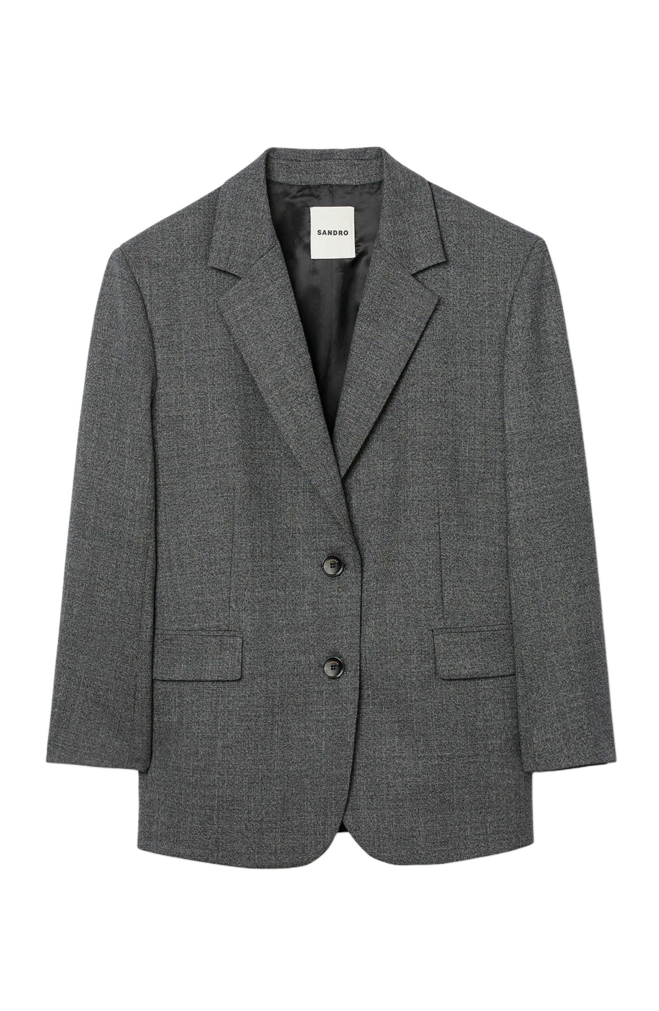 SANDRO Suit jacket in Light Grey at Nordstrom - 5