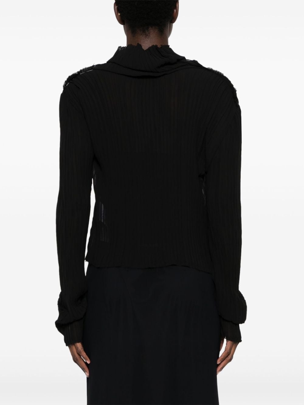 plissÃ© single-stitch logo top - 4