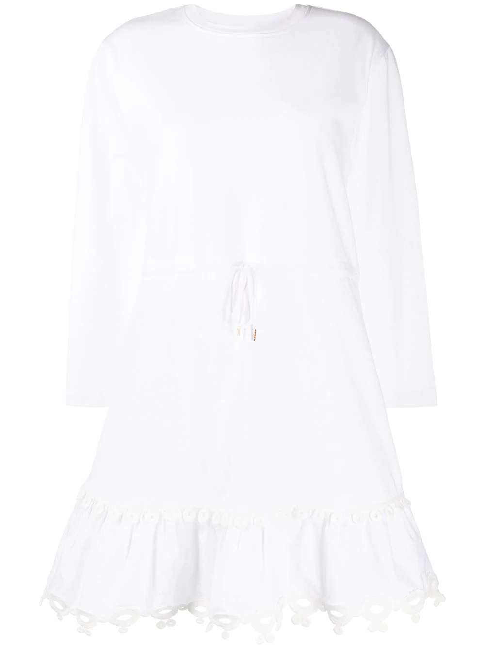 embroidered shift mini dress - 1