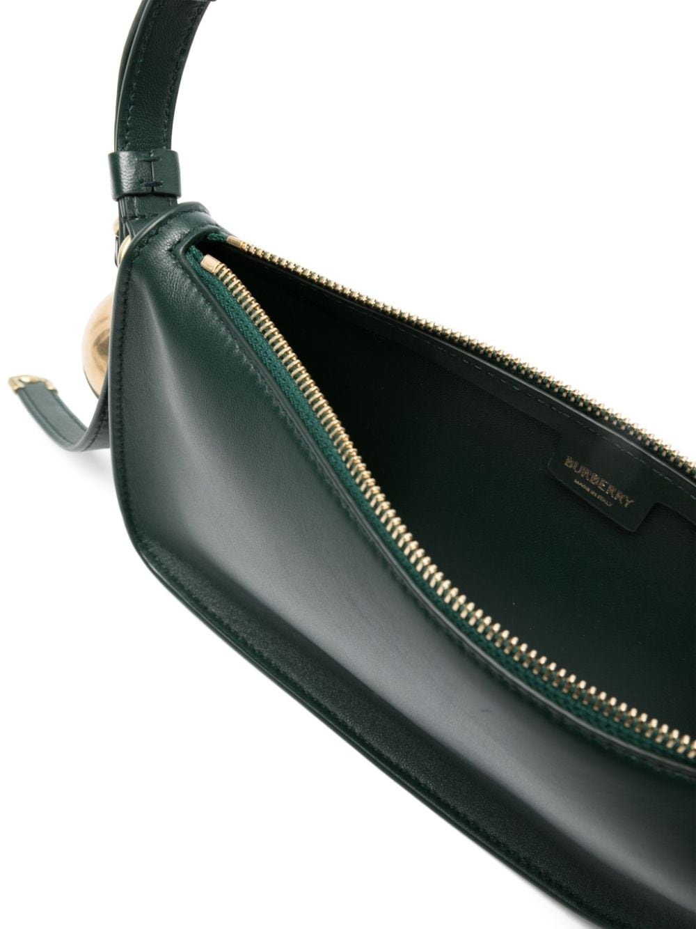 charm-detail leather shoulder bag - 5