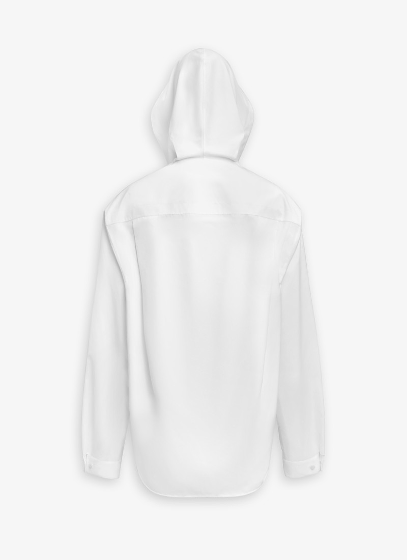 Alaïa POPLIN HOODED SHIRT outlook