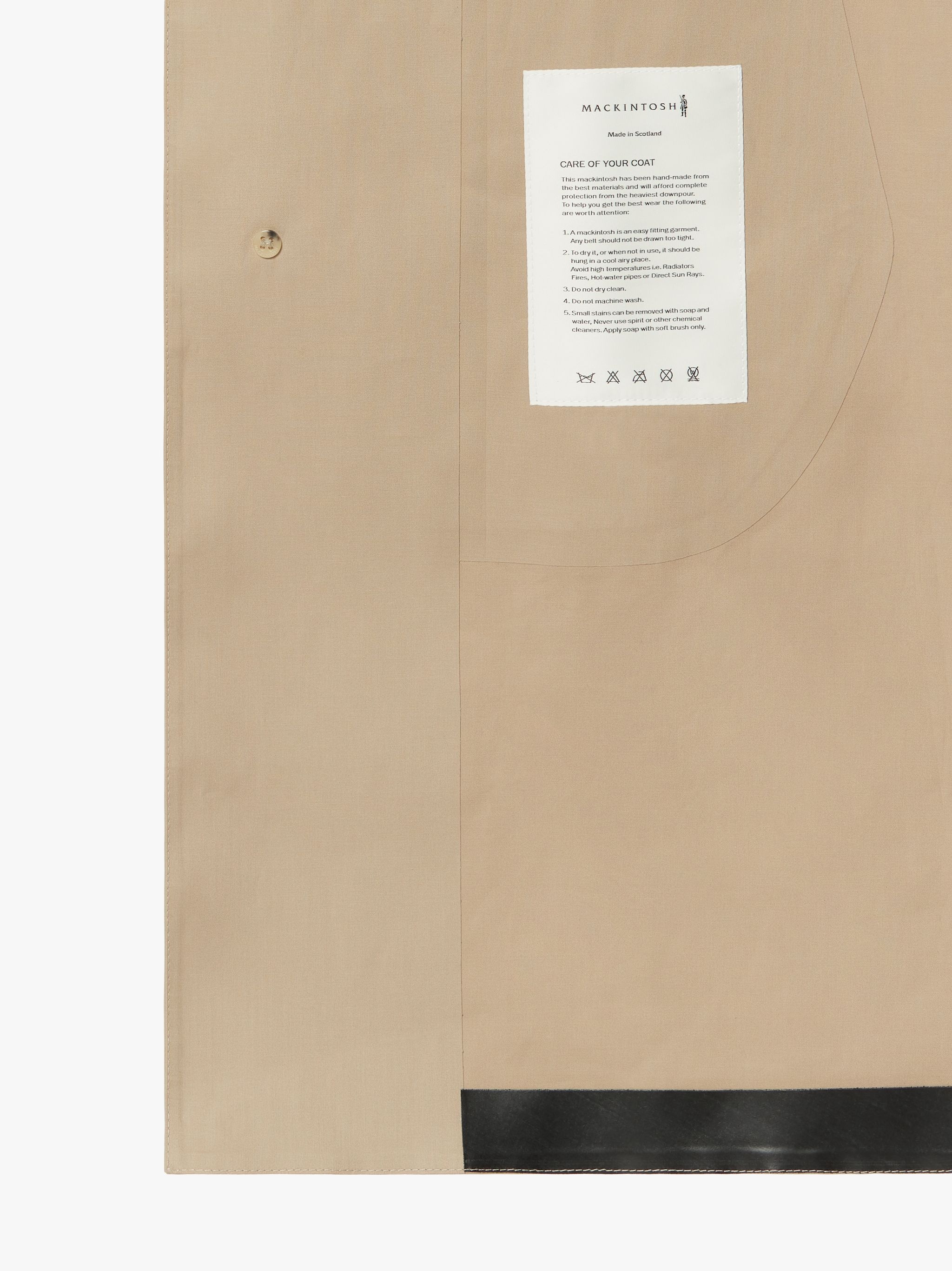 OXFORD FAWN BONDED COTTON 3/4 COAT | GRC-108 - 6