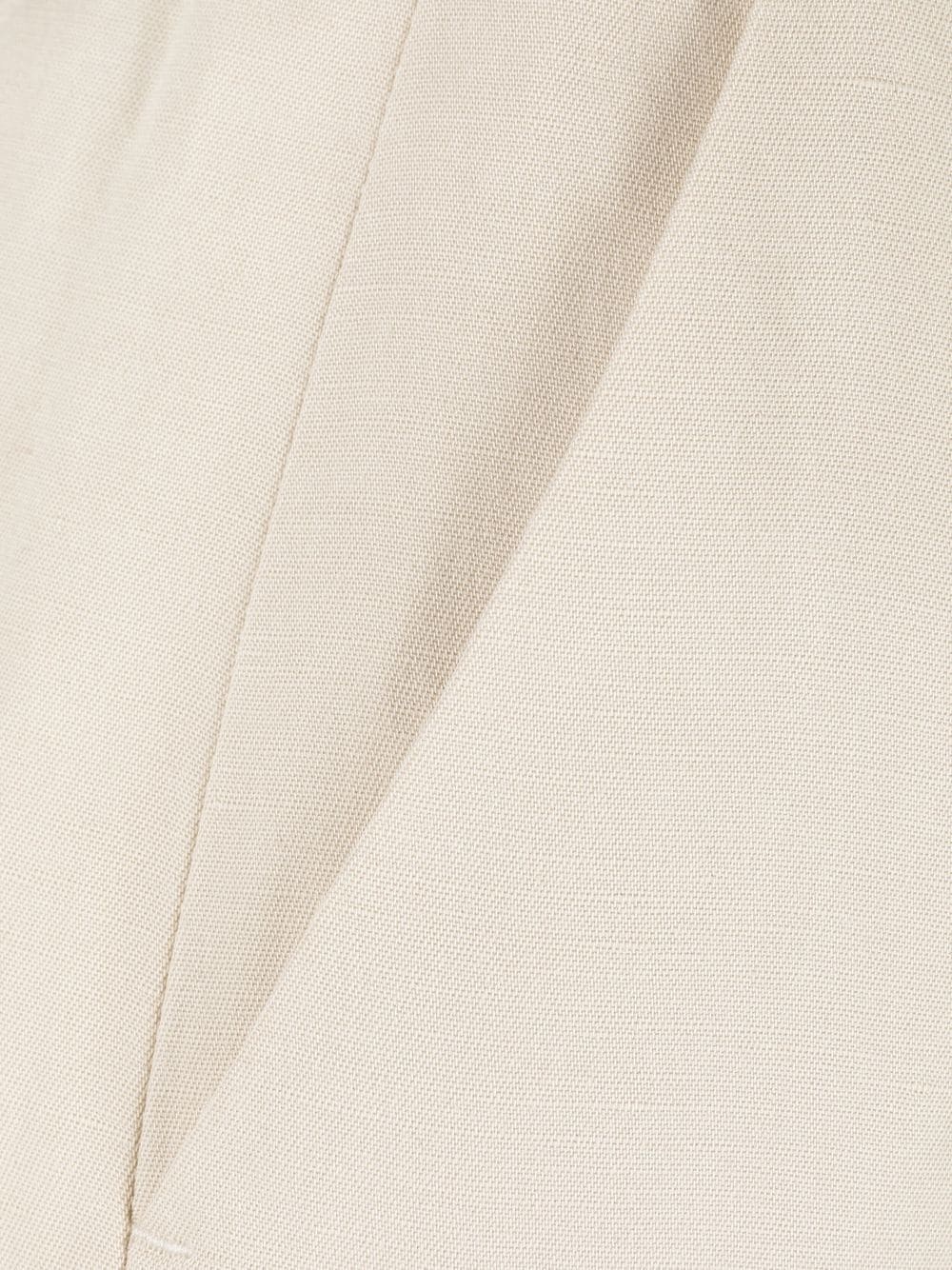 cropped straight-leg trousers - 6