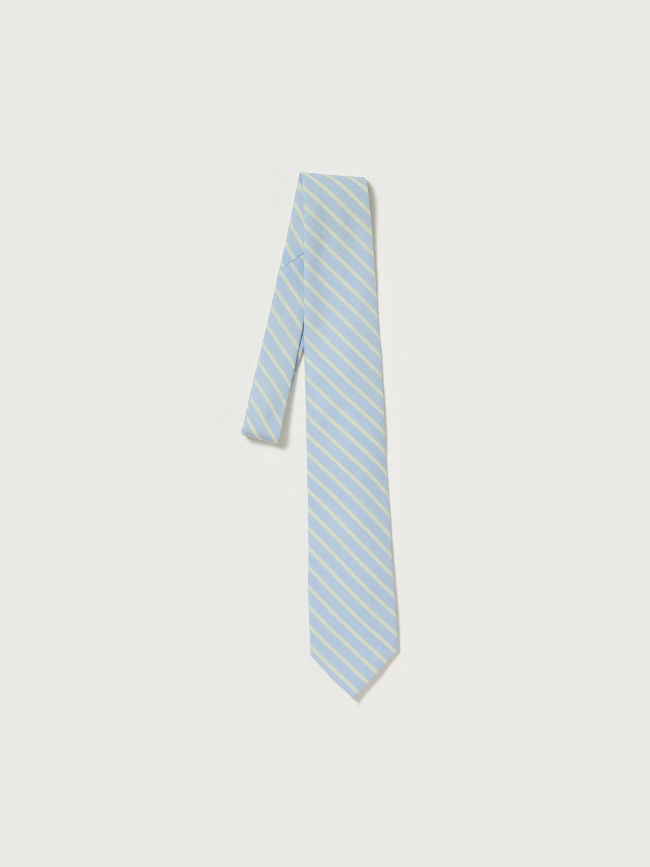 SUPER FINE WOOL STRIPE TIE - 1