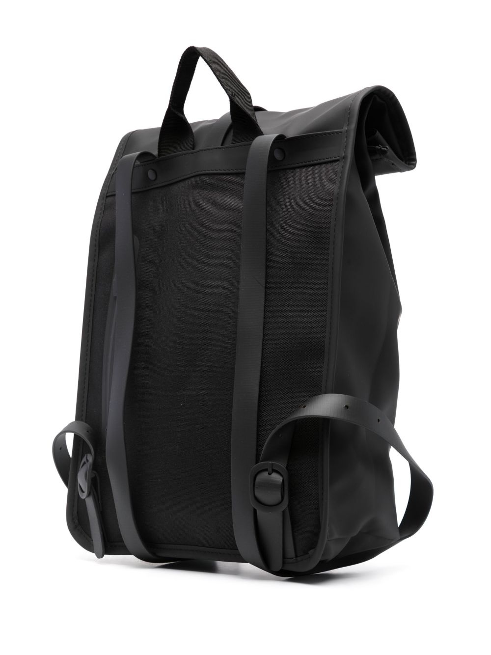 mini Rolltop Rucksack logo-embossed backpack - 2