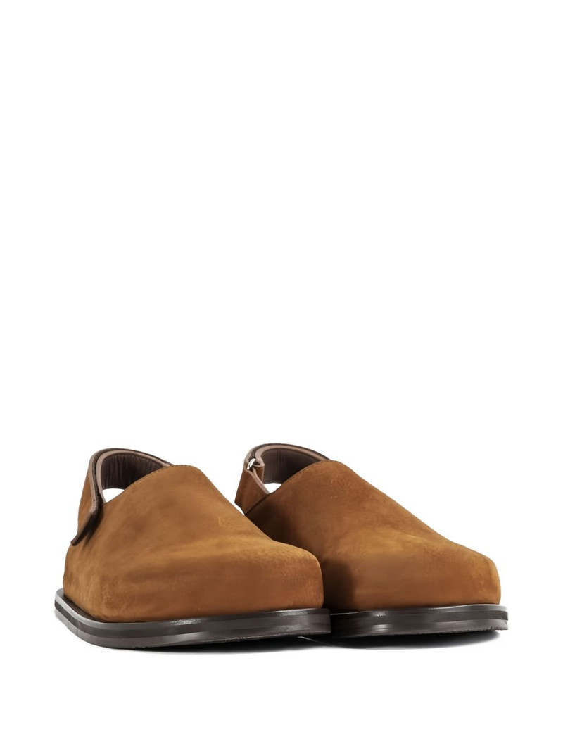 Studio Nicholson suede back-strap mules outlook