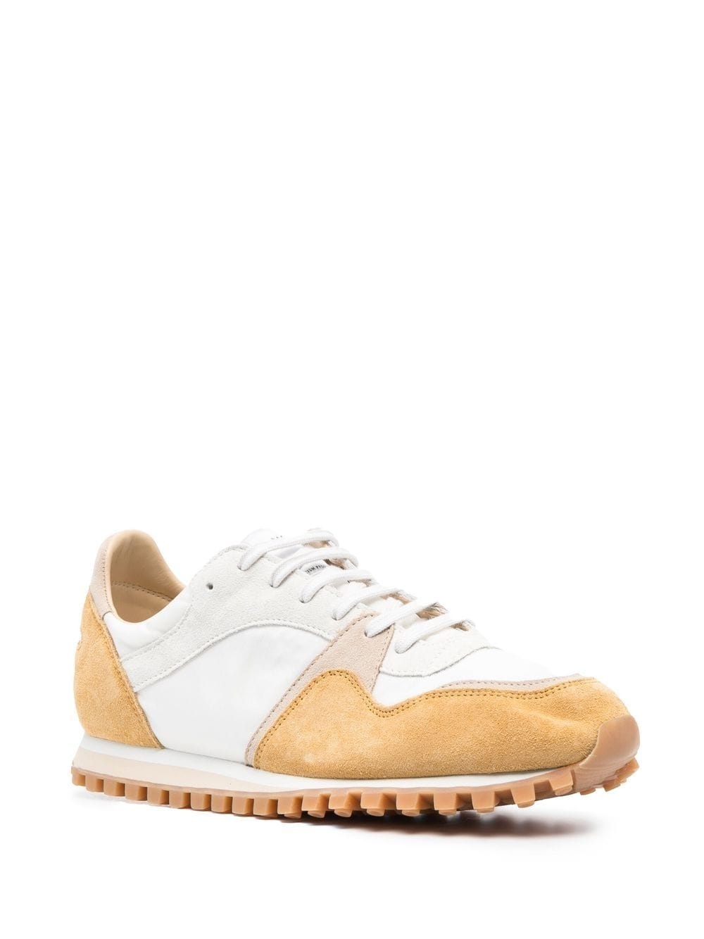 panelled low-top sneakers - 2