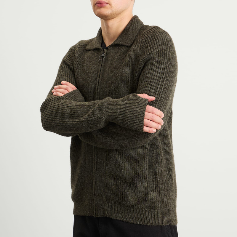 Barbour Barbour Heritage + Garthman Zip Cardigan outlook