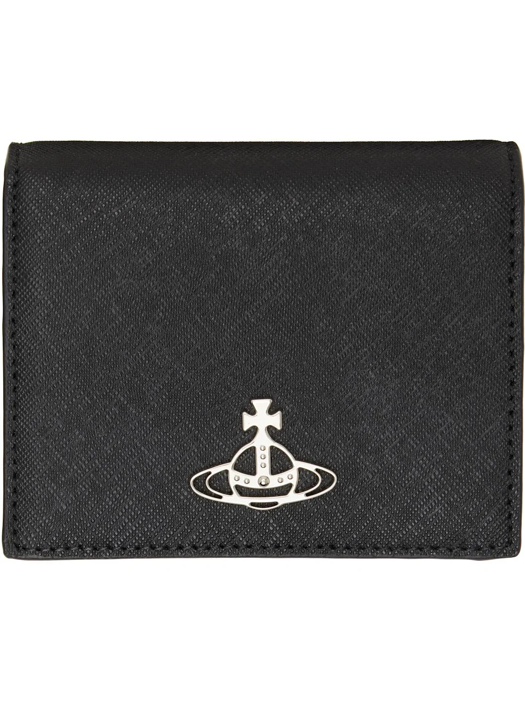 Black Leather Wallet - 1