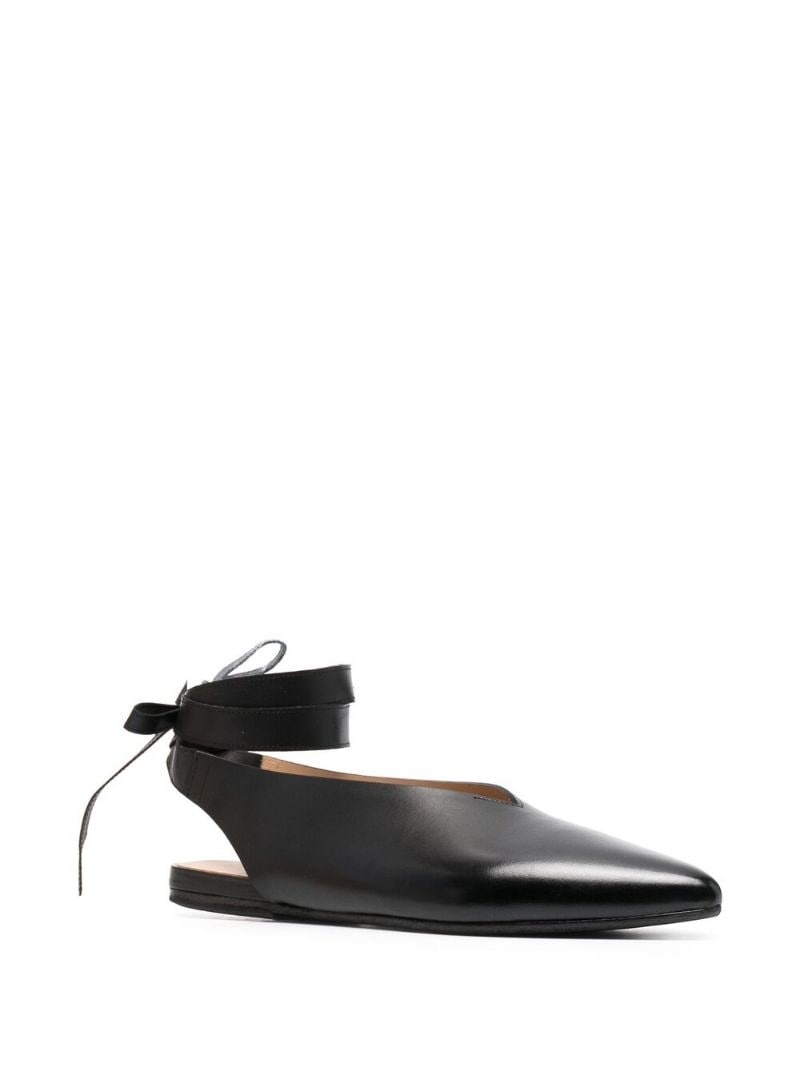 pointed leather sandals - 2