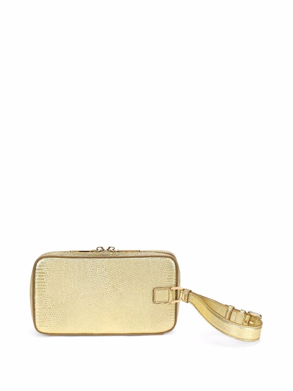 logo-plaque mini clutch bag - 2