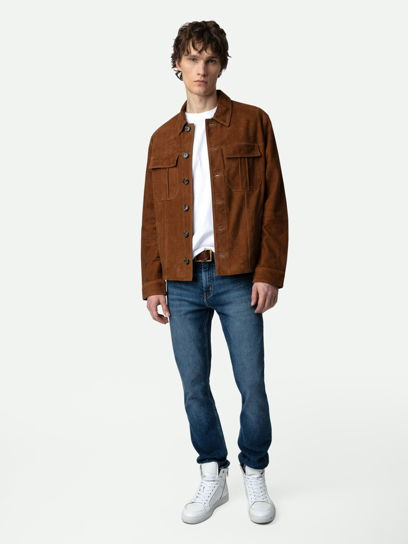 Zadig & Voltaire Kuba Suede Jacket outlook