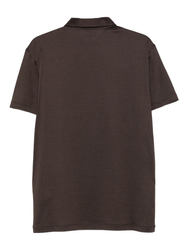 GIORGIO ARMANI buttoned polo shirt outlook
