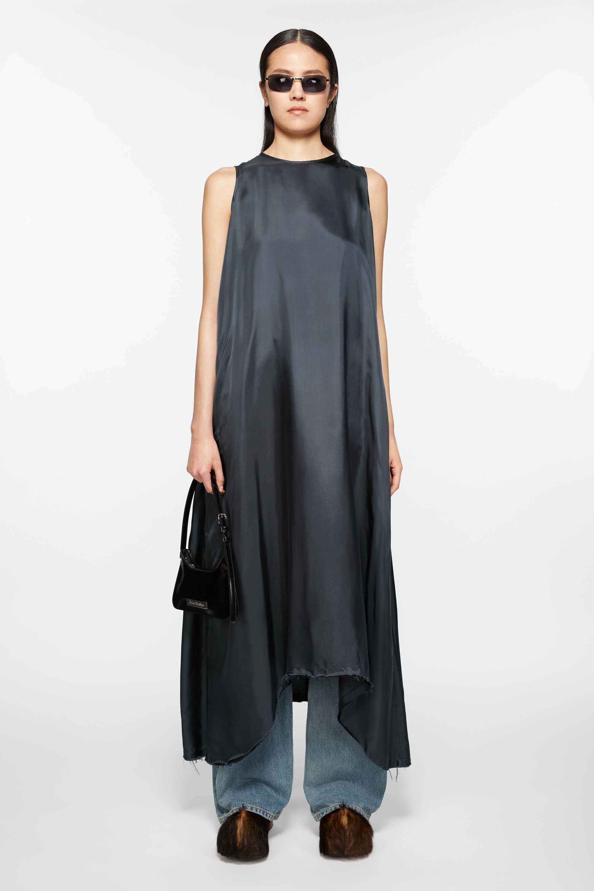 Sleeveless dress - Anthracite grey - 2