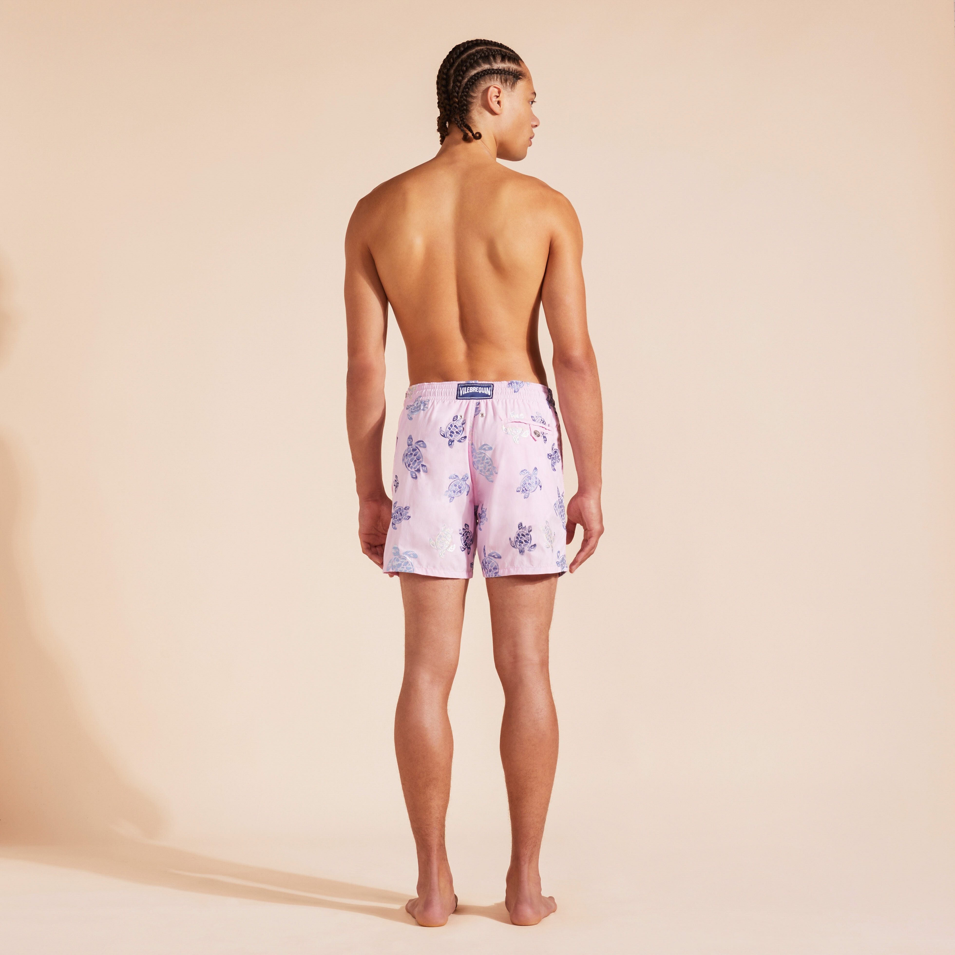 Men Swim Shorts Embroidered Tortue Multicolore - Limited Edition - 4