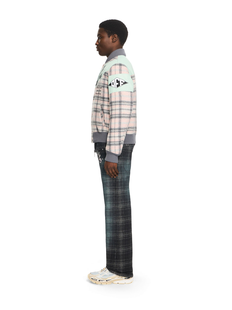 Royal Check Varsity Jacket 3